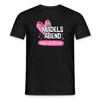 Mädelsabend - Lustiger Spruch Frauenpower Mädels - Männer T-Shirt - Schwarz - Vorne - AI Model Male 178 light (178cm)