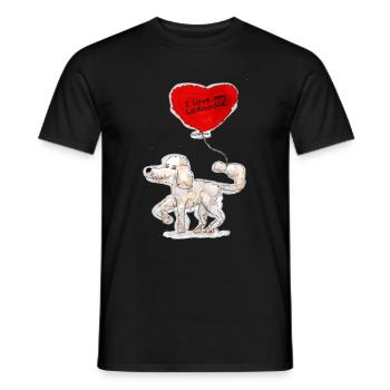 I love my La'Doodle - Männer T-Shirt - Schwarz - Vorne - AI Model Male 178 light (178cm)
