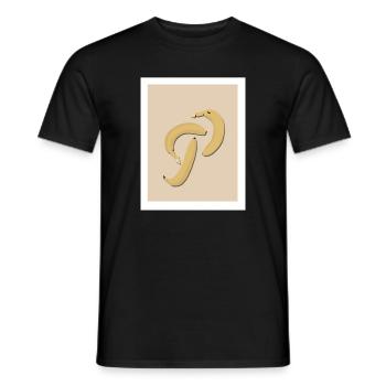Andy Warhol Bananas - Men's T-Shirt - black - Front - AI Model Male 178 light (178cm)