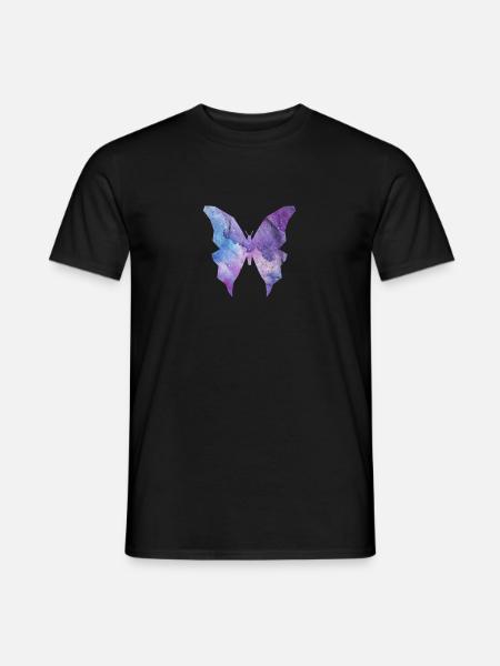 Galaxy Butterfly - Men's T-Shirt - black