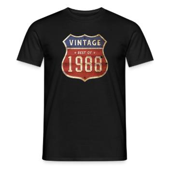 36 Jahre alter Jahrgang 1988 Limitierte Auflage 36. - Männer T-Shirt - Schwarz - Vorne - AI Model Male 178 light (178cm)
