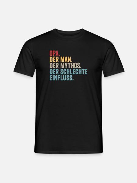 Papy Papy - T-shirt homme - noir