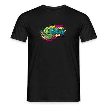Halloween Zombie Geschenk - Männer T-Shirt - Schwarz - Vorne - AI Model Male 178 light (178cm)
