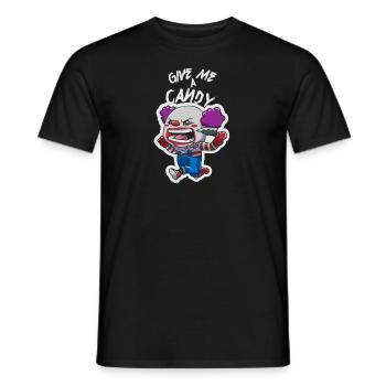 Halloween clown gift - Men's T-Shirt - black - Front - AI Model Male 178 light (178cm)