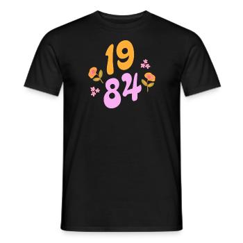 1984 - T-shirt homme - noir - Devant - AI Model Male 178 light (178cm)