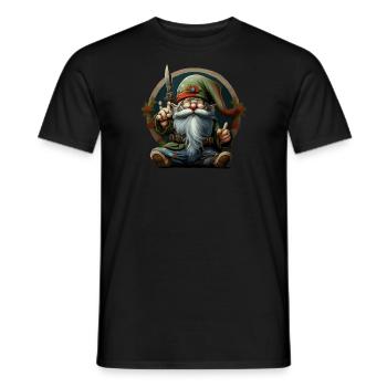 Pépé le lutin - T-shirt homme - noir - Devant - AI Model Male 178 light (178cm)