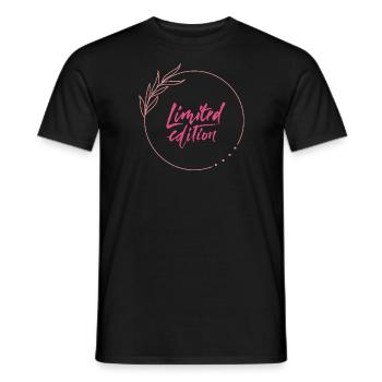 Limited edition - Men's T-Shirt - black - Front - AI Model Male 178 light (178cm)