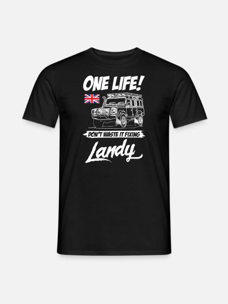 Dont Waste It Fixing Landy - Men's T-Shirt - black