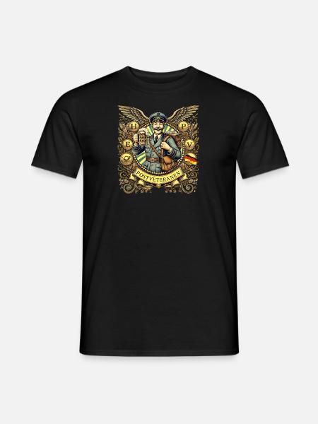 Post-Veteranen - Männer T-Shirt - Schwarz