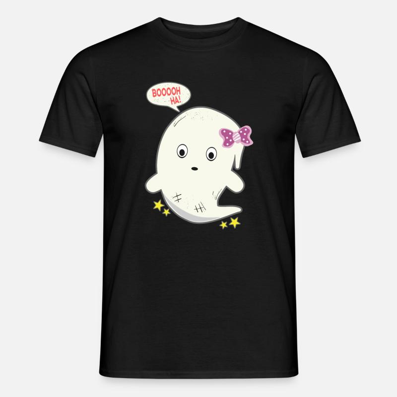 Niedliches Gespenst Geist Geschenk - Männer T-Shirt - Schwarz