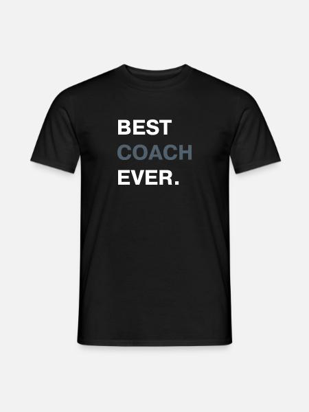 Best coach ever - T-shirt homme - noir
