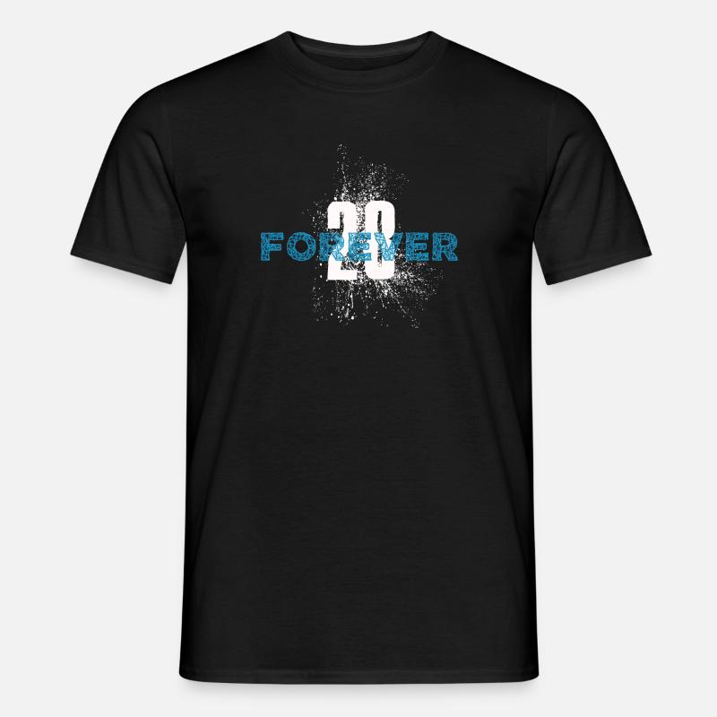 Forever 28 - Männer T-Shirt - Schwarz