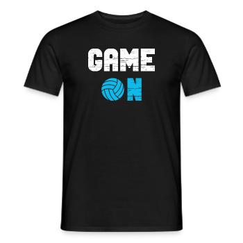 Volleyball Volleyballspieler Vintage Volleyball - Männer T-Shirt - Schwarz - Vorne - AI Model Male 178 light (178cm)