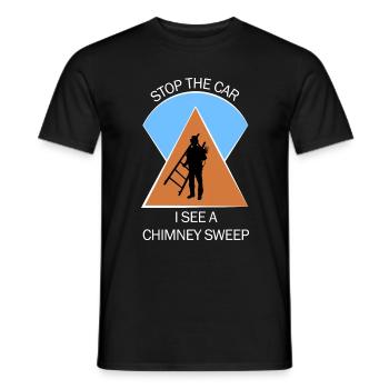 Chimney Sweep Chimney Sweep - Men's T-Shirt - black - Front - AI Model Male 178 light (178cm)