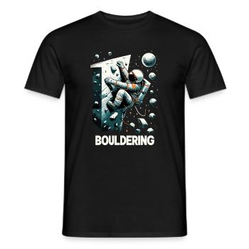 Astronaute de bloc Astronaute Astronaute Cadeau - T-shirt homme - noir - Devant - AI Model Male 178 light (178cm)