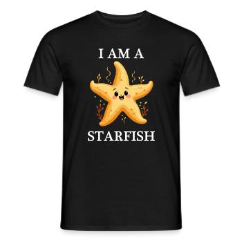 Seestern Kostüm Meerestier unter Wasser Karneval - Männer T-Shirt - Schwarz - Vorne - AI Model Male 178 light (178cm)