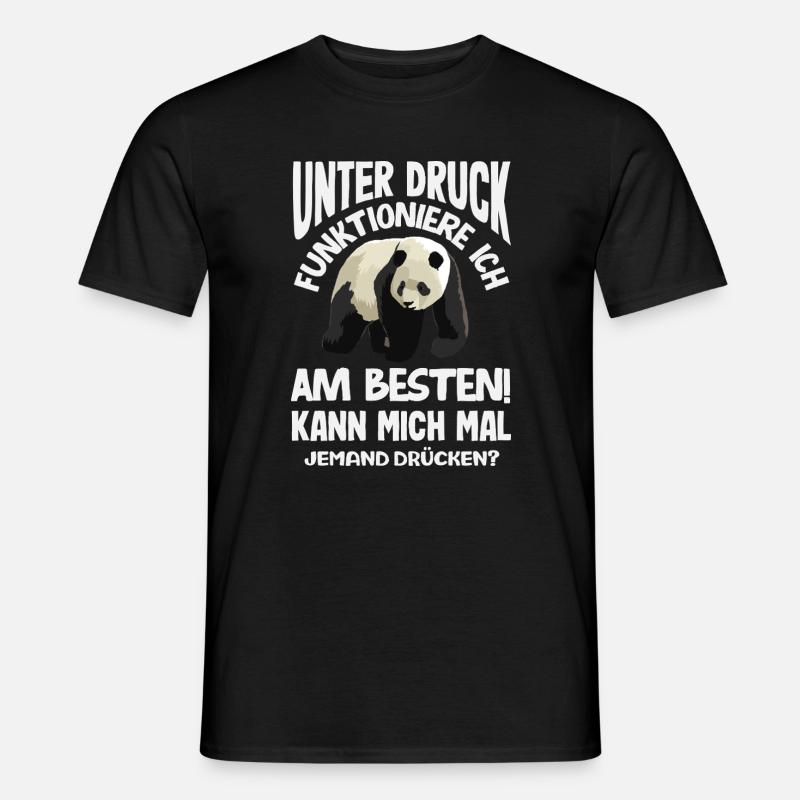I function best under pressure - Men’s T-shirt - black