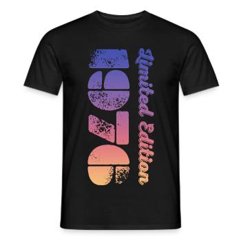 Millésime 1976 - T-shirt homme - noir - Devant - AI Model Male 178 light (178cm)