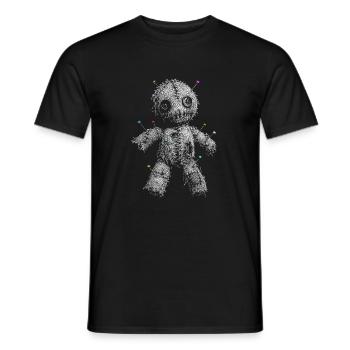 Voodoo Doll - Men's T-Shirt - black - Front - AI Model Male 178 light (178cm)