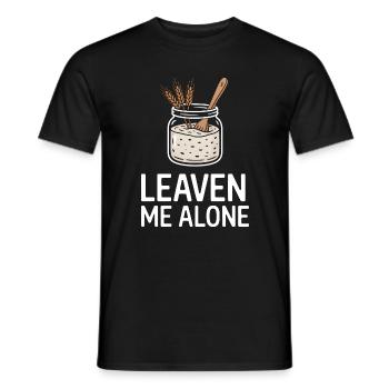 Lass Mich Teig in Ruhe - Männer T-Shirt - Schwarz - Vorne - AI Model Male 178 light (178cm)