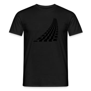CAMION À PNEUS - T-shirt homme - noir - Devant - AI Model Male 178 light (178cm)