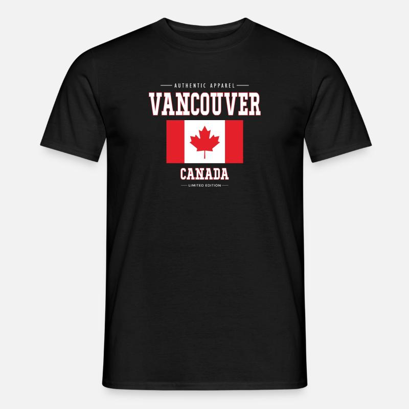 Vancouver - Männer T-Shirt - Schwarz