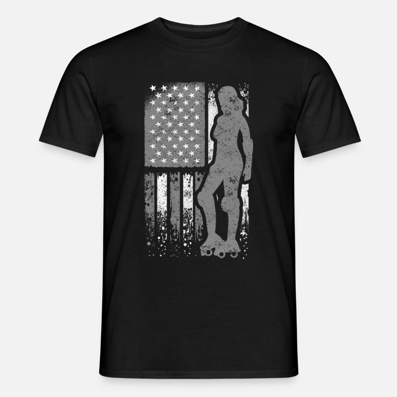 Roller Skates Running Roller Skates - Men's T-Shirt - black
