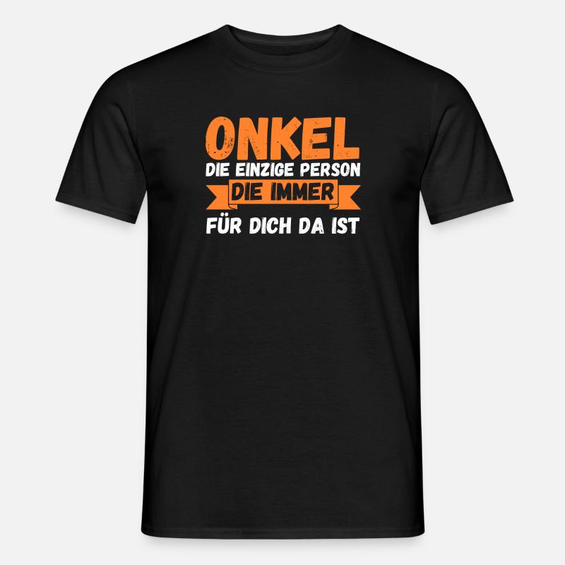 Onkel - Männer T-Shirt - Schwarz
