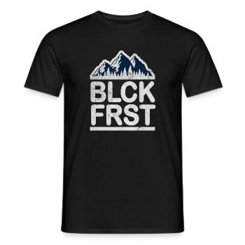 Maison de la Forêt Noire de la Forêt Noire - T-shirt homme - noir - Devant - AI Model Male 178 light (178cm)