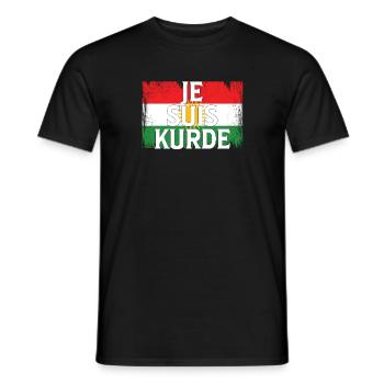 Je Suis Kurde Biji Kurdistan - Männer T-Shirt - Schwarz - Vorne - AI Model Male 178 light (178cm)