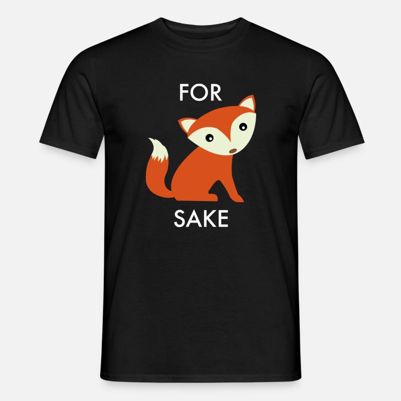 For Fox Sake - Men’s T-shirt - black