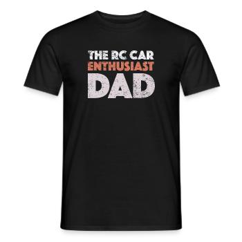 The RC Car Enthusiast Dad - Men's T-Shirt - black - Front - AI Model Male 178 light (178cm)