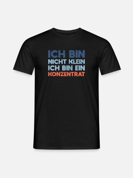 Ich Bin Nicht Klein, Ich Bin Ein Konzentrat - Männer T-Shirt - Schwarz