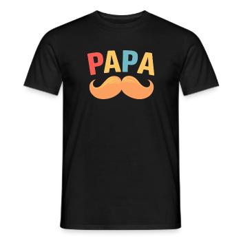 Papa Bester Vater Bald Papa Du Wirst Papa Erster - Männer T-Shirt - Schwarz - Vorne - AI Model Male 178 light (178cm)