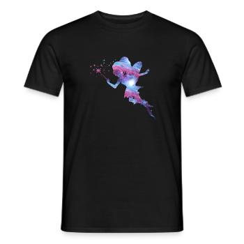 Fairy silhouette good fairy fairy gift fairy tale - Men's T-Shirt - black - Front - AI Model Male 178 light (178cm)