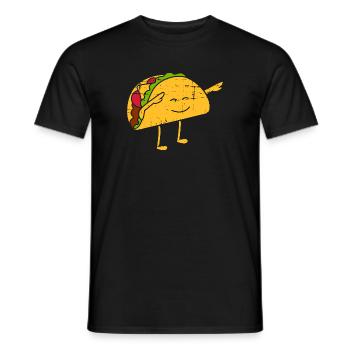 Taco - Men's T-Shirt - black - Front - AI Model Male 178 light (178cm)