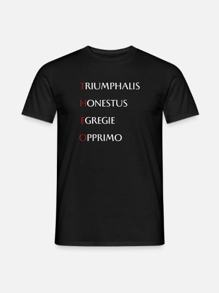 Theo - Männer T-Shirt - Schwarz