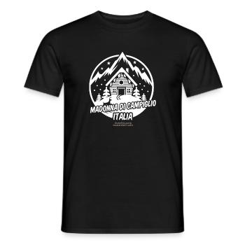 Station de ski de Madonna di Campiglio - T-shirt homme - noir - Devant - AI Model Male 178 light (178cm)