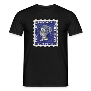 Blaue Mauritius - Männer T-Shirt - Schwarz - Vorne - AI Model Male 178 light (178cm)