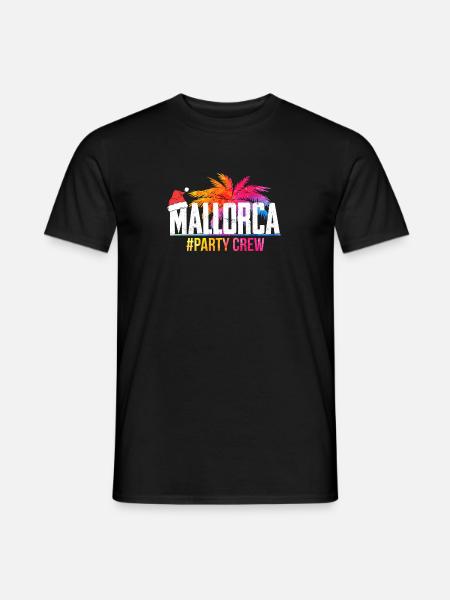 Weihnachten Mallorca Palmen Party - Männer T-Shirt - Schwarz