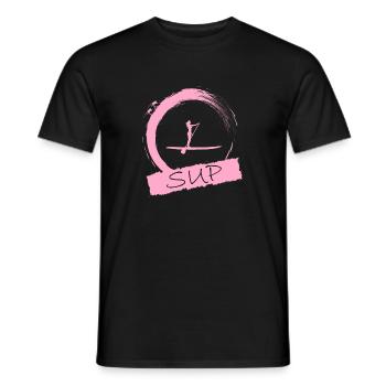 Femme SUP - T-shirt homme - noir - Devant - AI Model Male 178 light (178cm)
