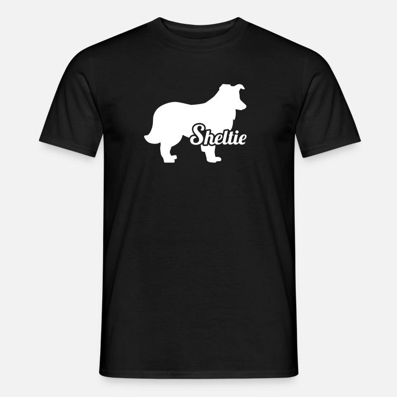 Shetland Sheepdog - Männer T-Shirt - Schwarz