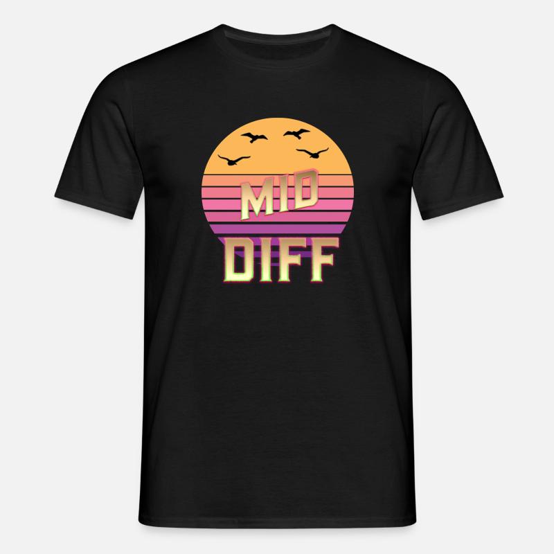 Mid,Supp,Adc,Top,Jgl,Jg Diff,Difference Legends - Männer T-Shirt - Schwarz
