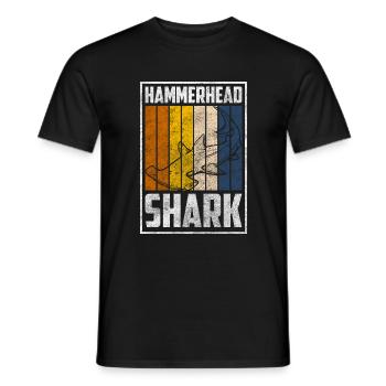Roi de l’océan des requins - T-shirt homme - noir - Devant - AI Model Male 178 light (178cm)