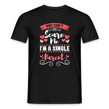 Parent, Child, Father's Day, Responsibility - Men's T-Shirt - black - Front - AI Model Male 178 light (178cm)