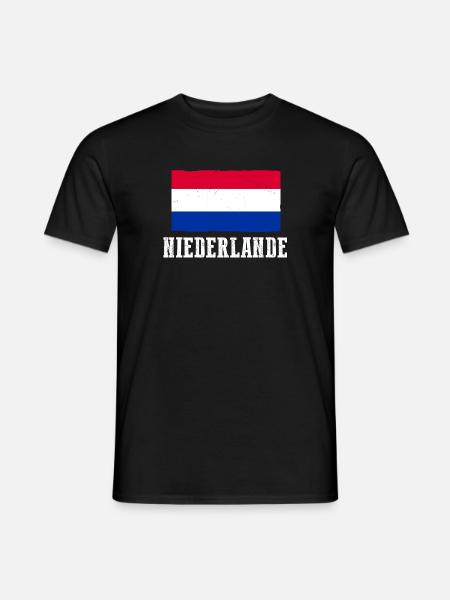 Pays-Bas Pays-Bas - T-shirt homme - noir