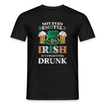Pub Kobold Reisender Irisch - Männer T-Shirt - Schwarz - Vorne - AI Model Male 178 light (178cm)