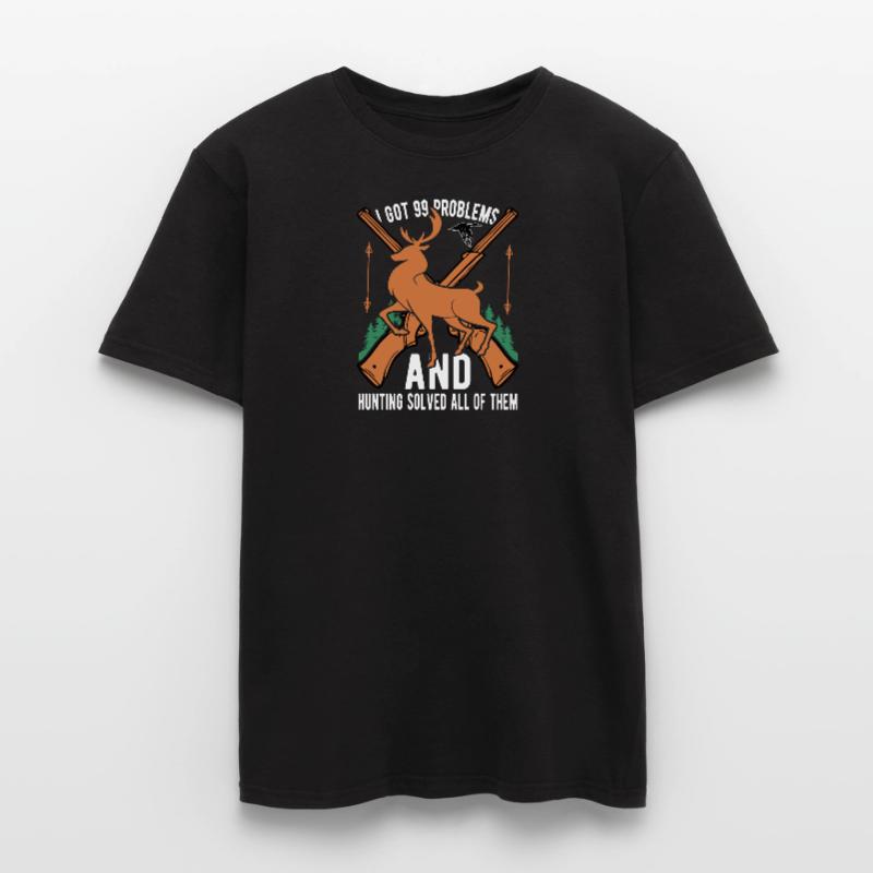 I've Got 99 Problems but Hunting Solves Them All Men's T-Shirt