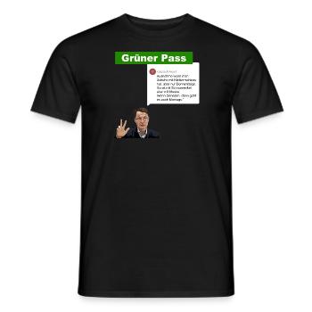 lauterbach06 - Männer T-Shirt - Schwarz - Vorne - AI Model Male 178 light (178cm)