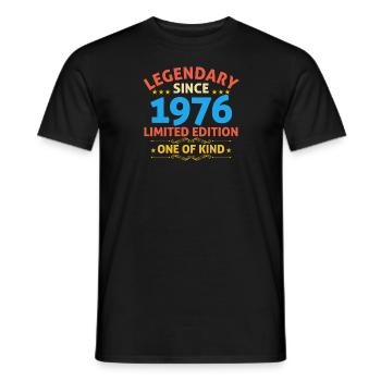 Legendary since 1976 Limited Edition - Men's T-Shirt - black - Front - AI Model Male 178 light (178cm)